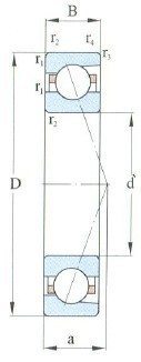 Angular Contact Ball Bearing Para sa Magneto Application D 4-20mm