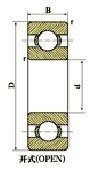 Self-Aligning Ball Bearing D 10-75mm