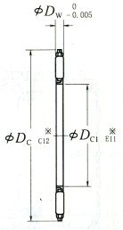 Bantalan Rol Jarum Dorong