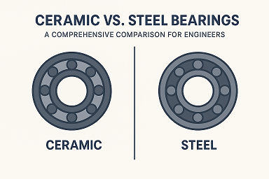 Ceramic vs. Steel Bearings: A Comprehensive Comparison for Engineers